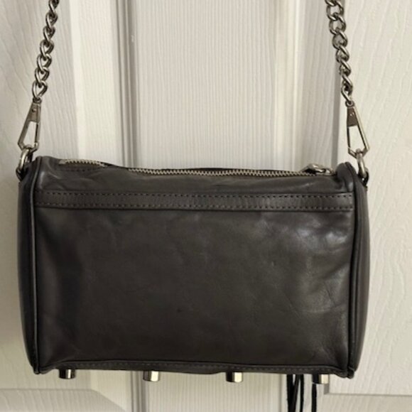 Rebecca Minkoff Grey/Silver mini M.A.C.-VGUC - Picture 4 of 14
